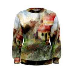 Old Spanish Village Women s Sweatshirt by digitaldivadesigns
