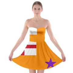Flag Of The Orange Order Strapless Bra Top Dress by abbeyz71
