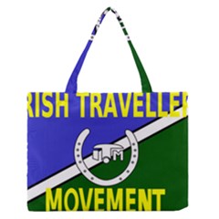 Flag Of The Irish Traveller Movement Medium Zipper Tote Bag by abbeyz71