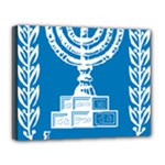 Emblem of Israel Canvas 14  x 11 
