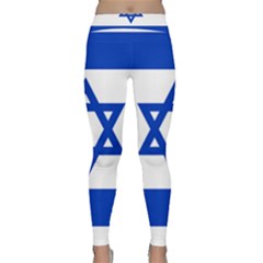 Flag Of Israel Classic Yoga Leggings by abbeyz71