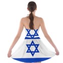 Flag of Israel Strapless Bra Top Dress View2