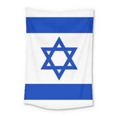 Flag Of Israel Small Tapestry by abbeyz71