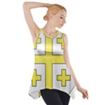 The Arms of the Kingdom of Jerusalem Side Drop Tank Tunic