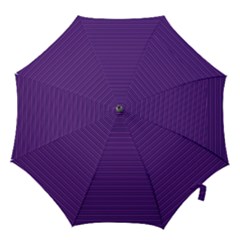 Decorative Lines Pattern Hook Handle Umbrellas (small) by Valentinaart