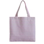 Decorative lines pattern Zipper Grocery Tote Bag