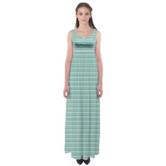 Decorative Line Pattern Empire Waist Maxi Dress by Valentinaart