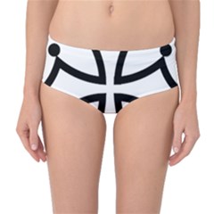 Occitan Cross\ Mid-waist Bikini Bottoms by abbeyz71