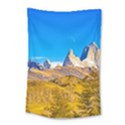 Snowy Andes Mountains, El Chalten, Argentina Small Tapestry View1