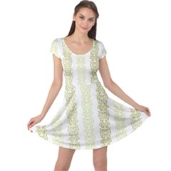 Pattern Cap Sleeve Dresses by Valentinaart