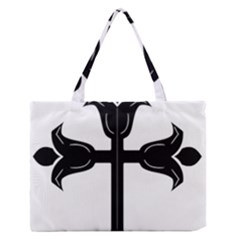 Caucasian Albanian Cross Medium Zipper Tote Bag by abbeyz71