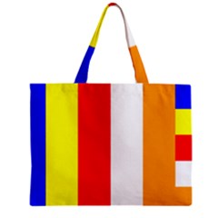 International Flag Of Buddhism Zipper Mini Tote Bag by abbeyz71