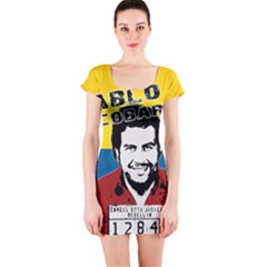 Pablo Escobar Short Sleeve Bodycon Dress by Valentinaart