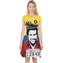 Pablo Escobar Capsleeve Midi Dress by Valentinaart