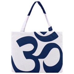 Hindu Om Symbol (dark Blue) Mini Tote Bag by abbeyz71