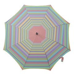 All Ratios Color Rainbow Pink Yellow Blue Green Hook Handle Umbrellas (medium) by Mariart