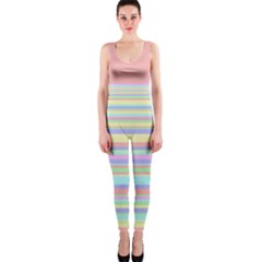 All Ratios Color Rainbow Pink Yellow Blue Green Onepiece Catsuit by Mariart