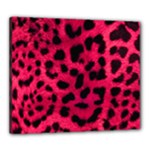 Leopard Skin Canvas 24  x 20 