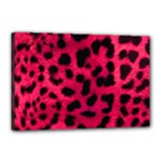 Leopard Skin Canvas 18  x 12 