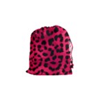 Leopard Skin Drawstring Pouches (Small) 