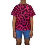 Leopard Skin Kids  Short Sleeve Swimwear