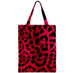 Leopard Skin Zipper Classic Tote Bag