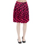 Leopard Skin Pleated Skirt