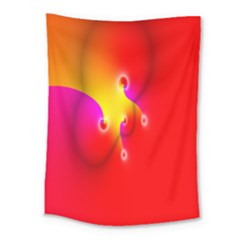 Complex Orange Red Pink Hole Yellow Medium Tapestry by Mariart