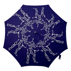 Libra Zodiac Star Hook Handle Umbrellas (large) by Mariart