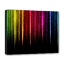 Rain Color Rainbow Line Light Green Red Blue Gold Deluxe Canvas 20  x 16   View1