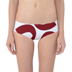 Hindu Om Symbol (dark Red) Classic Bikini Bottoms by abbeyz71