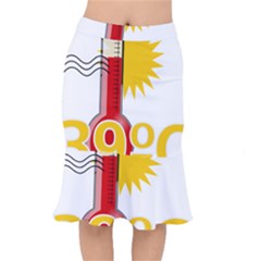 Thermometer Themperature Hot Sun Mermaid Skirt by Mariart