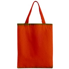 Scarlet Pimpernel Writing Orange Green Zipper Classic Tote Bag