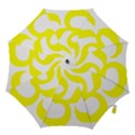Hindu Om Symbol (Maze Yellow) Hook Handle Umbrellas (Small) View1