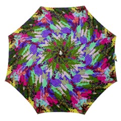 Tropical Jungle Print And Color Trends Straight Umbrellas by Nexatart