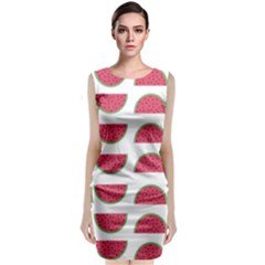 Watermelon Pattern Classic Sleeveless Midi Dress by Nexatart