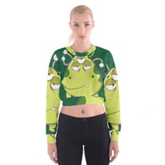 The Most Ugly Alien Ever Cropped Sweatshirt by Catifornia