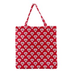 Diamond Pattern Grocery Tote Bag by Nexatart