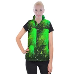Big Bang Women s Button Up Puffer Vest by ValentinaDesign