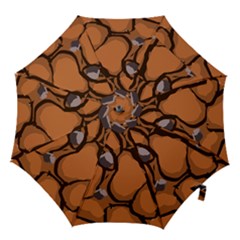 Seamless Dirt Texture Hook Handle Umbrellas (small) by Nexatart