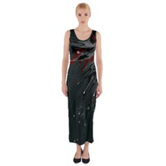 Big Bang Fitted Maxi Dress by ValentinaDesign