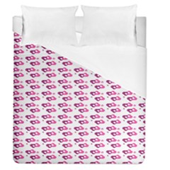 Heart Love Pink Purple Duvet Cover (queen Size) by Mariart