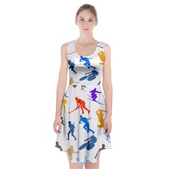 Sport Player Playing Racerback Midi Dress by Mariart