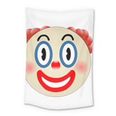 Clown Funny Make Up Whatsapp Small Tapestry by Nexatart