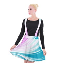 Colors Suspender Skater Skirt by ValentinaDesign