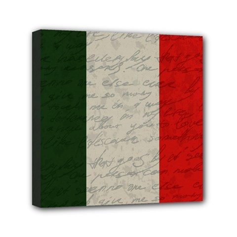Vintage Flag - Italia Mini Canvas 6  X 6  by ValentinaDesign