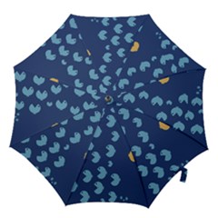 Blue Fish Sea Beach Swim Yellow Predator Water Hook Handle Umbrellas (medium)