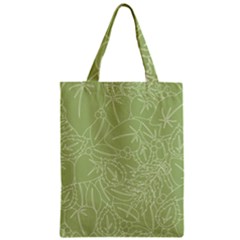 Blender Greenery Leaf Green Zipper Classic Tote Bag