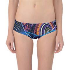 Fish Out Of Water Monster Space Rainbow Circle Polka Line Wave Chevron Star Classic Bikini Bottoms by Mariart
