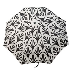 Parade Art Deco Style Neutral Vinyl Folding Umbrellas